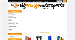 Desktop Screenshot of bigorangewatersports.co.uk