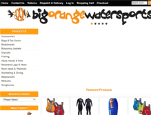 Tablet Screenshot of bigorangewatersports.co.uk